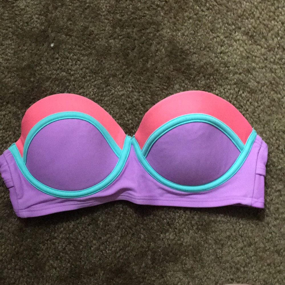 Multicolor swim top